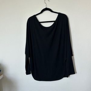 black sweater